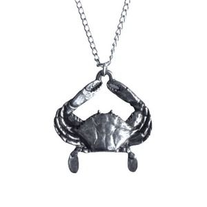 Crab Necklace A Fine Pewter Pendant 2038